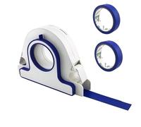 Aplicador de cinta adhesiva para pintor, dispensador de cinta profesional para pintor con raspador incorporado, hermosa máquina auxiliar de adhesivo manual para pegar costuras, para pintar molduras