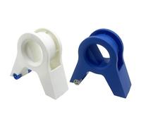 Aplicador de cinta de pintor, uso versátil, azul, blànco, dispensador de cinta adhesiva, cintà cortadora aplicadora portátil, liviàna, para adornos decorativos, papel, arte, piso