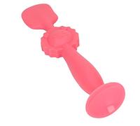 Aplicador de crema suave para glúteos de bebé SustVita con base de succión para cambios higiénicos de pañales, proporciona una aplicación sin desorden, espátula de silicona suave (red)
