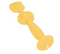 Aplicador de crema suave para glúteos de bebé SustVita con base de succión para cambios higiénicos de pañales, proporciona una aplicación sin desorden, espátula de silicona suave (yellow)