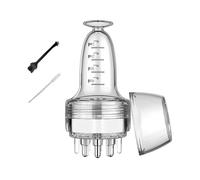 Aplicador De Cuero Cabelludo De 1 Pieza Con Gotero De 1 Pieza Y Cepillo De 1 Pieza, Herramienta Para El Cuidado Del Cuero Cabelludo, Herramienta Aplicadora Para El Cuidado Del Cabello