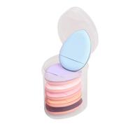 Aplicador de esponja de dedo, conjunto de bocanadas de maquillaje | Esponja de belleza compacta juntos para base, corrector y ojos de maquillaje de alta