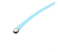 Aplicador de espuma de bola de gravedad de tubo de silicona para montaje de pajita de lanza, compatible con múltiples marcas de lavadoras a presión de espuma (azul claro)