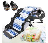 Aplicador de etiquetas de código de barras portátil con baterías recargables, para un etiquetado eficiente de calcomanías en logística, almacenes y supermercados