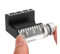 Aplicador De Etiquetas Para Viales - Acero Inoxidable Aluminio 3ml 10ml | Herramienta De Botella Aplicadora De Etiquetas, Etiquetadora Manual Reutilizable | Dispositivo Adhesivo Para Contenedo