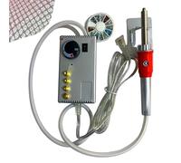 Aplicador de fijación en caliente autocebante al vacío, herramienta aplicadora de diamantes de imitación con 4 puntas ajuste latón,fijador diamantes imitación con temperatura ajustable,rango 1 a 8 mm