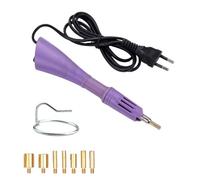 Aplicador de Hot Fix, Aplicador de Piedras Strass Hot Fix, Aplicador Strass Hot Fix Diamantes de Imitación, Herramienta Pistola Piedras Hot Fix, Aplicadora de Diamante de Imitación, con 7 Puntas