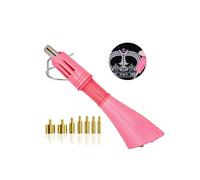 Aplicador de Hotfix, Aplicador Strass Hotfix Diamantes con 7 Puntas Aplicadoras, Aplicador de Piedras Strass para Decoración Textil con Piedras Termoadhesivas Ropa, Rosa