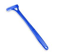 Aplicador de loción para espalda - Aplicador de crema para espalda plegable con mango largo, llega a áreas difíciles de alcanzar para protector solar e hidratante (azul), bronceador