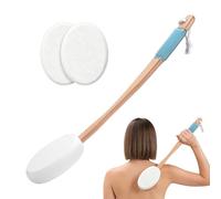 Aplicador de loción trasera - Esponja de fregado flexible higiénica | Aplicador de mango largo fácil de limpiar | Protector solar bronceado ducha baño casa rutina diaria spa