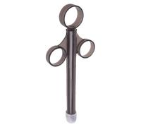Aplicador de Lubricante Jeringa, Aplicador De Lubricante Portátil, Fácil de Limpiar, Reutilizables, para Hombres Mujeres, Jeringa de Vaginal Anal, Con Anillo De Tracción Y Agarre Para Los Dedos