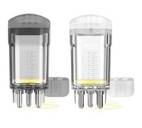 Aplicador de minoxidil, 2 unidades de fácil aplicación rápida, exactamente eficaz, mini peine aplicador de cuero cabelludo dedicado al suero de crecimiento del cabello con minoxidil, botella