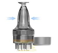 Aplicador de minoxidil, aplicación rápida y eficiente, aplicador de suero para el cabello, herramienta pequeña aplicadora de minoxidil, botella aplicadora de cabello, cepillo de minoxidil, peine