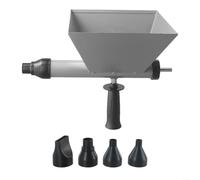 Aplicador de mortero automático para juntas y grietas, pistola | 4 Boquillas Intercambiables Para Cemento Y Sellador, Herramienta Portátil De Acero Al Carbono Para Piso Y Pared