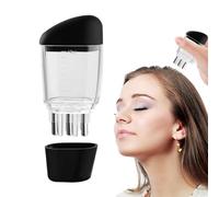 Aplicador de para el cuero cabelludo - Mini peine de 3x1,8x6,5 cm, botella de PP de poliestireno TPE, peine líquido de precisión con diseño de flujo | Engrasador de cabello portátil para