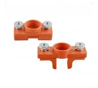 Aplicador de pegamento para carpintería para bandas de bordes, herramienta manual de extensión de pegamento para muebles, boquilla de plástico ABS, se adapta a botellas de agua estándar, naranja