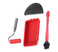 Aplicador de pegamento para madera - Bandeja de 13 x 7 x 1,5 cm, rollo de 13 x 4,8 cm, herramienta de mano reutilizable, extensión adhesiva eficaz | Reparación de muebles, artesanía, carpintería