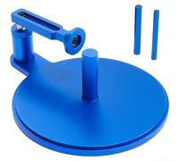 Aplicador de pegamento para neumáticos de camión RC hecho de metal resistente con tres métodos de ajuste y múltiples tamaños de cubo para modelos 1/8 verde (azul oscuro)