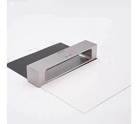 Aplicador de película preparadora de cuatro lados con marco de alta precisión: escurridor de película húmeda for control de espesor de recubrimiento(25-50-75-100um)