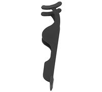 Aplicador de pestañas, pinza auxiliar para pestañas postizas Se siente cómodo para peluquería para salón de belleza para vestido personal para vestir de belleza(negro)