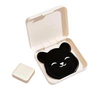 Aplicador de protector solar, almohadilla de loción de silicona con forma de oso, esparcidor de bloqueador solar manos libres, herramienta hidratante corporal sin residuos, cepillo higiénico para el