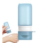 Aplicador De Protector Solar - Dispensador De Silicona Recargable 100ml,Botella De Viaje Aplicador Solar Infantil - Para Loción Y Crema Hidratante Familiar Adultos Niños Deportes Al