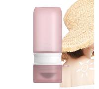 Aplicador De Protector Solar | Dispensador De Silicona Recargable De 100 Ml | Botella Con Aplicador De Protector Solar Facial | Para Niños, Adultos, Familias, Hombres Y Mujeres, Uso Diario, Deportes A