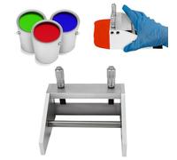 Aplicador de revestimiento de película ajustable para pruebas de laboratorio, dispositivo de preparación de película húmeda micrómetro con control de grosor para evaluación de recubrimientos