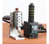 Aplicador de rodillo adhesivo termofusible con temperatura ajustable, incluye 4 aplicadores de pegamento, ideal para uso comercial, capacidad de 150 ml