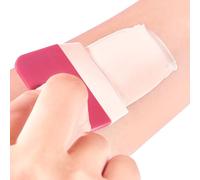 Aplicador de silicona - Herramienta de aplicación de belleza flexible de | cabeza plana | Cepillo aplicador de maquillaje de barro facial - para loción, CC, crema, arcilla, cosméticos, mantequilla