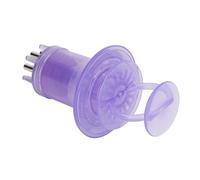 Aplicador del Cuero Cabelludo, Solución para el Cuidado del Peine, Suero para el Crecimiento del Cabello, Botellas Aplicadoras de Masaje (violeta lavanda)