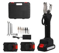 Aplicador eléctrico de etiquetas para orejas de ganado, herramienta inalámbrica con batería recargable y caja de almacenamiento para ganado, ovejas, cerdos, cabras