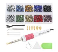 Aplicador Hotfix Profesional, Kit de Herramienta para Cristales, 110-240V, Modelo #2