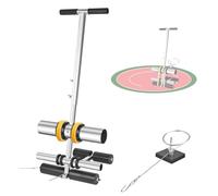 Aplicador manual de cinta de suelo con kit de círculo de dibujo para marcar líneas de cancha en estacionamientos, canchas de baloncesto y carreteras