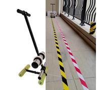 Aplicador manual de cinta de suelo para marcar carril eficiente, pintura y organización de almacenamiento, diseño de caminar detrás para un fácil funcionamiento