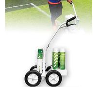 Aplicador manual de marcado de carril para superficies deportivas, escuelas y marcaje de fábrica, funciona con pintura de carretera o césped