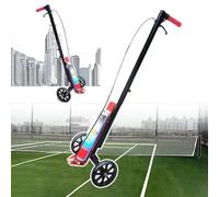 Aplicador manual de marcado de línea para líneas rectas, curvas, círculos, ideal para escuela, suelo deportivo, garaje, marca de suelo de fábrica