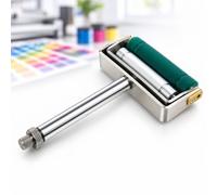 Aplicador manual de película impresa con tinta | Unidad laminado manual, con conjunto de tornillo separación entre rodillos ajustable con precisión(120 Lines)