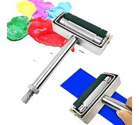 Aplicador manual de tinta de rueda de color para impresión de cartón y flexografía, rodillo de 70 mm de ancho, distribución de tinta de precisión