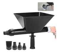 Aplicador Mortero Juntas, Maquina Gotele Manual, Hormigoneras Electricas, Amoladora de Mortero, Herramientas Albañileria con 4 Boquillas,Pistola Silicona para Puertas, Ventanas,Calafateo De Pisos