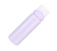 Aplicador para colorear el cabello, botella de para el cabello,Botella de peine de cuero cabelludo vacío portátil - Herramienta de belleza de control preciso para champú seco, acondicionador y