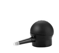 Aplicador profesional de laca para cabello con boquilla precisa, pulverizador ergonómico ABS negro para fibras capilares, ideal para volumen y fijación duradera