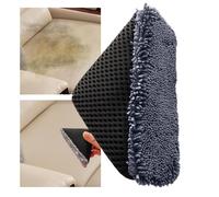 Aplicador Triangular de Microfibra y Pulido para Coche, Almohadilla de Detalles Reutilizable para Limpiar Rejillas de ventilación, salpicaderos, Asientos y revestimientos de Cuero, y eficiente