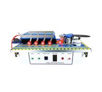 Aplicadora De Bandas Borde Manual, Recta Y Curva, Rotura Tira Automática, Pegamento Doble Cara, Control Velocidad, Mini Anillador Madera Funciona Suavidad Rinde Bien