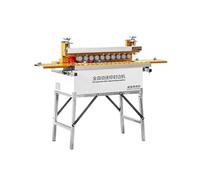 Aplicadora De Bandas For Bordes, Portátil, Plegable, Pequeña, Automática, Sellador, Anillador Madera Contrachapada Con Pegamento Doble Cara Sellado RáPido De Bordes(WFS-750 with stand)