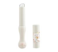 Aplicadores de labios de silicona, cepillos de maquillaje portátiles para corrector, mezcla fácil de limpiar con cubiertas protectoras cepillo de bálsamo labial de silicona