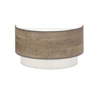 Aplique 1luz x e27 modelo myriam color madera gris fabrilamp