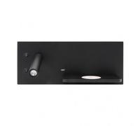 Aplique de pared metal color negro serie velazquez 35cm 35 cm
