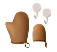 Aplique 2 Piezas De Guantes Y 2 Ganchos Adhesivos, La Loción Corporal Use Guantes, Guantes De Concha Suave, Ganchos Dulces Y Simples.