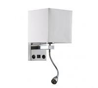 Abrila Stephen Cromo / Blanco - Aplique Moderno 3W 4000K